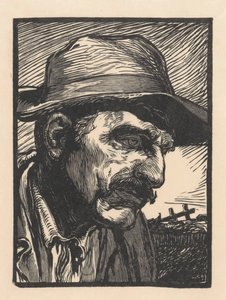 Porträtt av en okänd man av Johannes Josephus Aarts