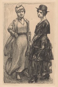 Två kvinnor av Johannes Josephus Aarts