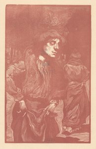 Två kvinnor som går på gatan av Johannes Josephus Aarts