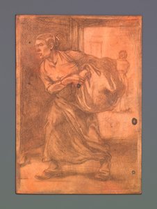 Kvinnan bär en bal av Johannes Josephus Aarts