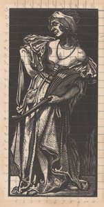 Kvinna med luta av Johannes Josephus Aarts