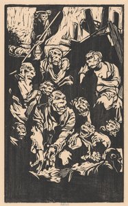 Sittande fantasivarelser av Johannes Josephus Aarts