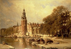 Utsikt över Kalk Market, Amsterdam