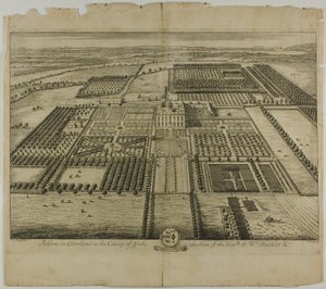 Acklam i Cleveland i County of Yorke, skylt 64 från Britannia Illustrata