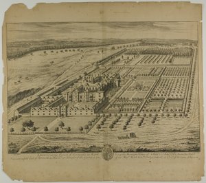 Knowle i Parish of Sevenoaks i Kent, skylt 24 från Britannia Illustrata