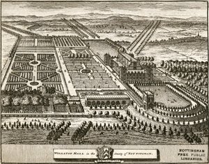 Wollaton Hall and Park Nottingham, Nottinghamshire, c1707
