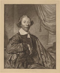 Porträtt av en sittande man, 1771. av Johannes Kornlein