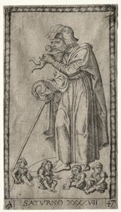 Saturnus, 1547. av Johannes Ladenspelder