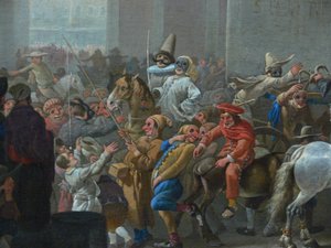 Karneval i Rom Detalj, ca. 1650
