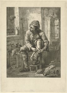 Man binder hans ben av Johannes Schoenmakers