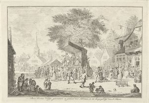 Bondemässa i byn, ca 1750 Farmer
