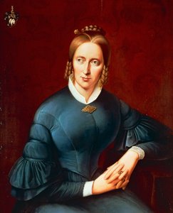 Porträtt av Annette von Droste-Hulshoff (Munster av Johannes Sprick