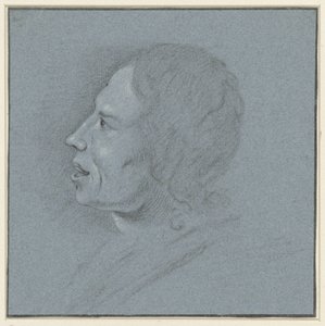 Självporträtt av konstnären Johannes Ziesenis av Johannes Ziesenis