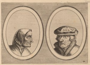 "Buyltje On-versaed" och "Waerner Alwayst-meer" av Johannes and Lucas van Doetechum after Pieter Bruegel the Elder