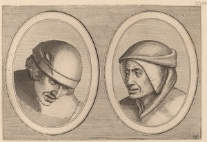 "Houte Klaes" och "Kommer-stoofs" av Johannes and Lucas van Doetechum after Pieter Bruegel the Elder