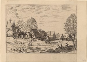 Bygata av Johannes van Doetechum, the Elder and Lucas
