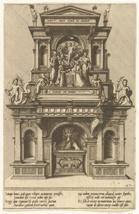 Cœnotaphiorum 27, 1563. Skapare: Johannes van Doetecum I, Lucas van Doetecum. av Johannes and Lucas van Doetecum