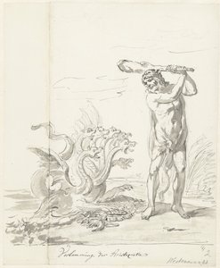 Förstörelse av aristokratin, dekoration på Westermarkt, 1795 Paralysis of Aristocracy (titel på objekt) av Johannes van Dregt (rejected attribution)