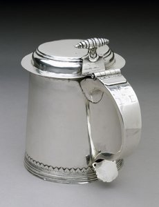 Tankard, c. 1692-1734 (silver) av Johannis Nys