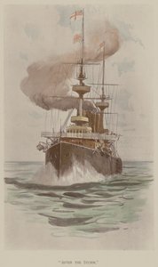 Efter stormen (färg litho) av John (after) Charlton
