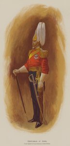 Gentleman at Arms (färg litho)