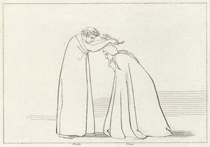 Förnedring, skärselden, Canto 1 (gravyr) av John (after) Flaxman