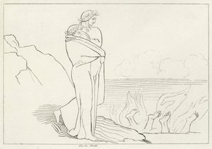 Simonybukten, Inferno, Canto 19 (gravyr) av John (after) Flaxman
