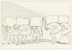 The Proud, Purgatory, Canto 11 (gravyr) av John (after) Flaxman