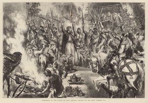 Jul i kung Arthurs hov (gravyr)