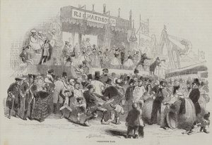 Greenwich Fair (gravyr) av John (after) Gilbert
