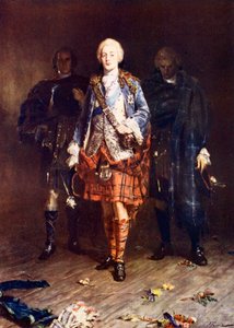Bonnie Prince Charlie (färglitografi)