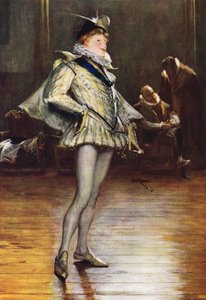 "Känner du den här vattenflugan" (färglitografi) av John (after) Pettie