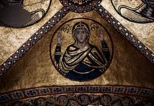 Mosaik av Katholikon (Catholicon), klostret Hosios Loukas (UNESCOs världsarvslista