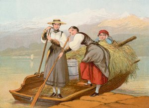 Hem från bergen, Schweiz av John Absolon