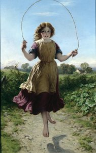 Flicka hoppar, 1863