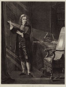 Newton undersöker ljus
