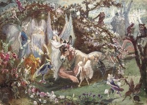 Titania and Bottom från William Shakespeares "A Midsummer-Night