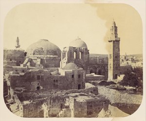 Heliga gravens kupol, Jerusalem, 1860-talet.