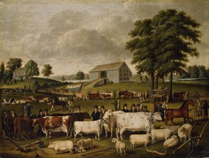 En landsmässa i Pennsylvania, 1824 av John Archibald Woodside
