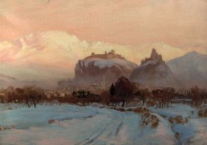 En vinterscen av John Arthur Black
