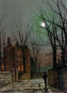 Vid månens ljus, 1882. av John Atkinson Grimshaw