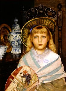 Enid (olja på duk) av John Atkinson Grimshaw
