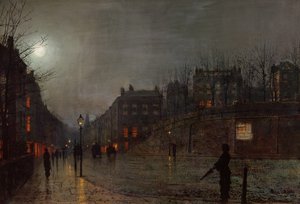 Går hem i skymningen, 1882