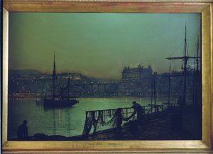 Scarborough: Ljus av John Atkinson Grimshaw