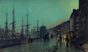 Sjöfart på Clyde av John Atkinson Grimshaw