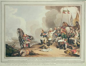 Återvänder tack vare den allsmäktige Gud, 1814 av John Augustus Atkinson
