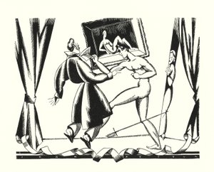 Illustration för Don Juan av Lord Byron (litho) av John Austen