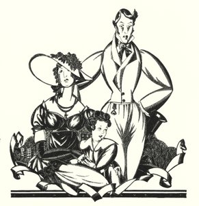 Illustration för Don Juan av Lord Byron (litho) av John Austen