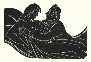 Illustration för Madame Bovary av Gustave Flaubert (litho) av John Austen