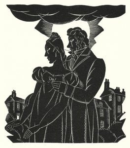 Illustration för Madame Bovary av Gustave Flaubert (litho) av John Austen